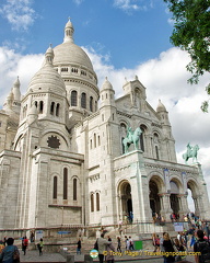 It's possible to go to the top of the dome for a view of Paris